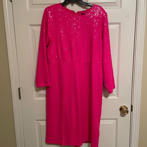 torrid pink sequin dress - Picture 1 of 4